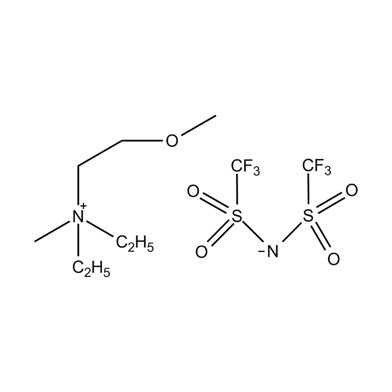 N-metoksietyyli-n-metyylidietyyliammonium bis (trifluorimetanesulfonyyli) imidisuola